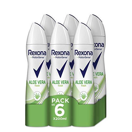 Rexona deodorant anti-perspirant spray for women Aloe Vera 200ml - Pack of 6